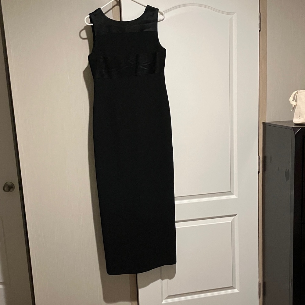 Elegant Black Sleeveless Maxi Dress